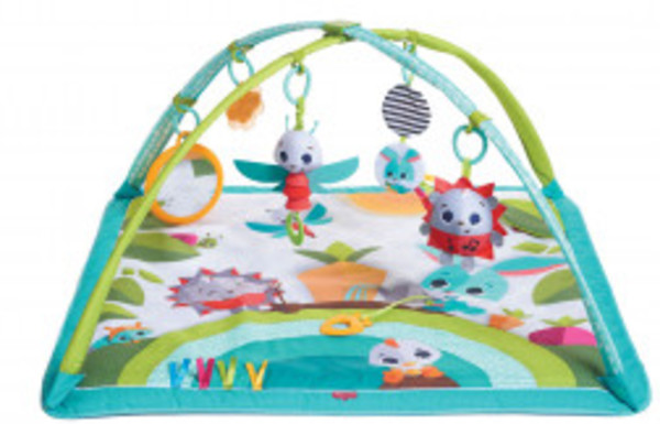 Розвиваючий квадратний килимок "Весела галявина"