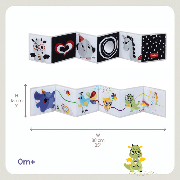 Двостороння книжечка-бортик "Born to Party"