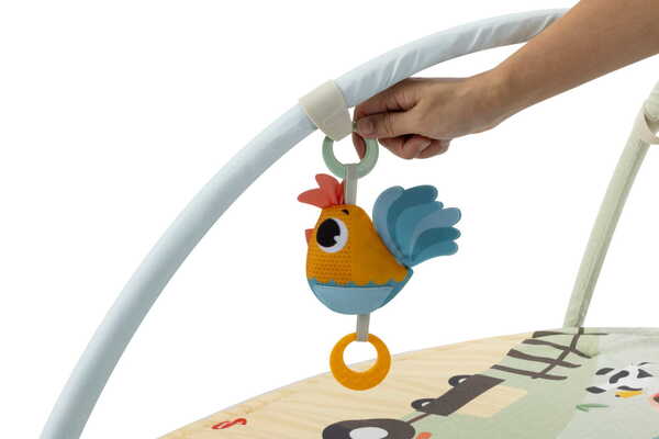 Розвиваючий килимок з дугами і піаніно "Farmers Funday"