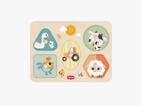 Музичний дерев'яний пазл "Farmers Funday"