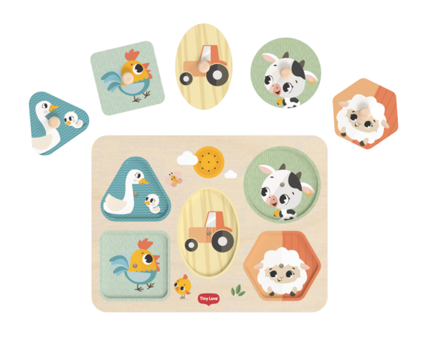 Музичний дерев'яний пазл "Farmers Funday"