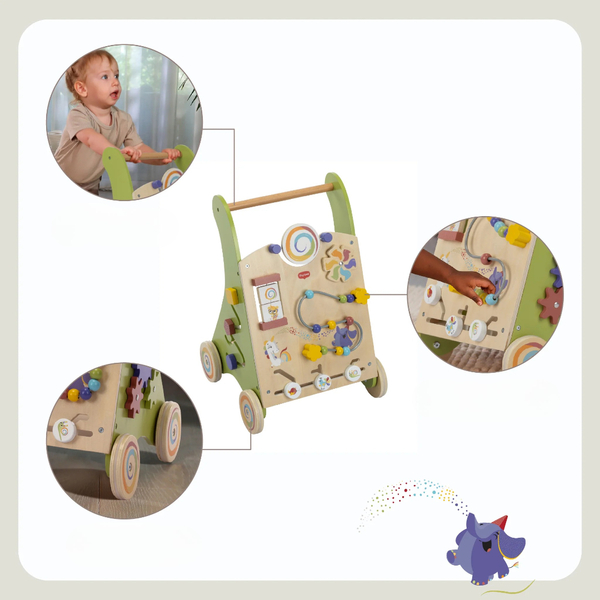 Розвиваючий ігровий дерев'яний центр "Born to Party"